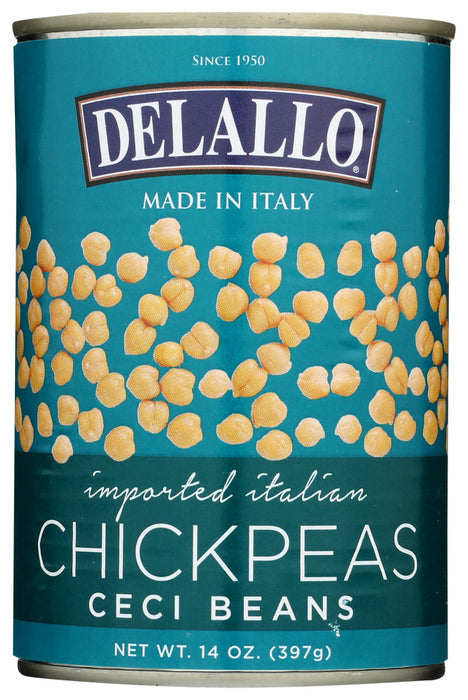 DELALLO: Bean chick Peas, 14 oz