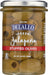 Green Greek Halkidiki Olives stuffed with spicy jalapeno pepper. DeLallo Stuffed Olives are ready to star in antipasto platters alongside other classic entertaining items such as meats, cheeses, peppers and more. Plop them into martinis or serve them as garnishes for sandwiches and salads. Try them breaded and fried for a tasty new appetizer idea.