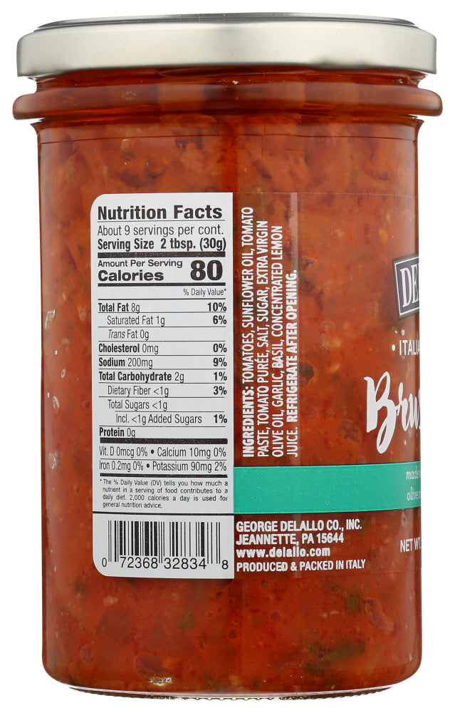 DELALLO: Tomato Bruschetta, 9.88 oz