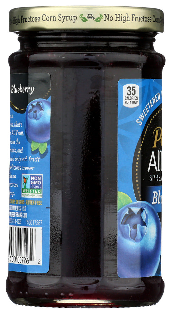 POLANER: Fruit Sprd Bluebry, 10 oz