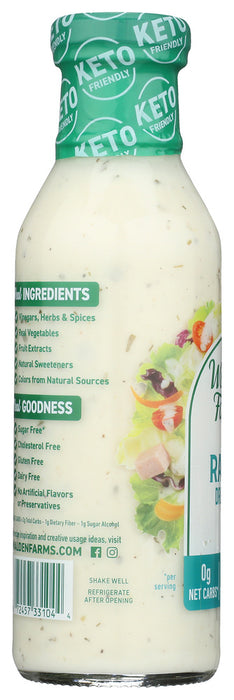 WALDEN FARMS: Ranch Salad Dressing Calorie Free, 12 oz