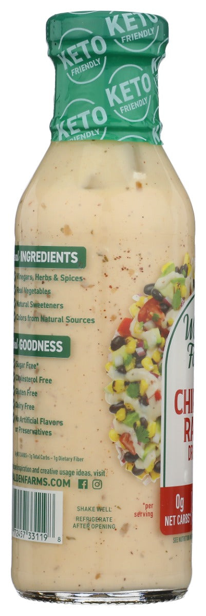 WALDEN FARMS: Chipotle Ranch Dressing, 12 oz