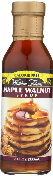 WALDEN FARMS: Maple Walnut Syrup Sugar Free Calorie Free, 12 fl oz