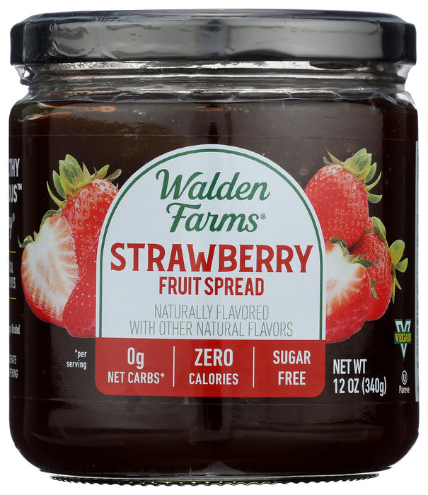 WALDEN FARMS: Calorie Free Fruit Spread Strawberry, 12 oz