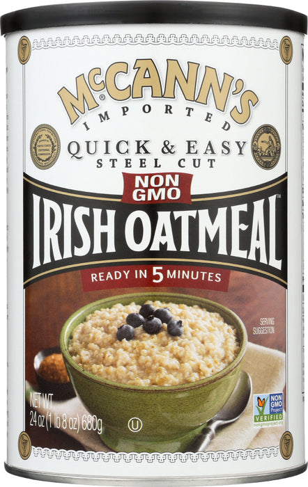 MCCANNS: Non Gmo Irish Oatmeal, 24 oz