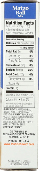 MANISCHEWITZ: Matzo Ball Mix, 5 Oz