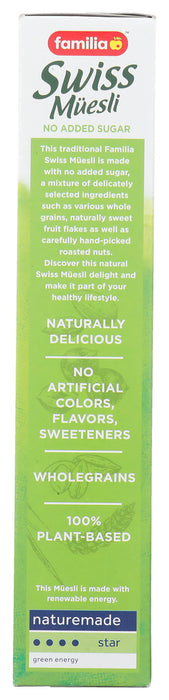 FAMILIA: Swiss Muesli Cereal No Sugar Added, 32 oz