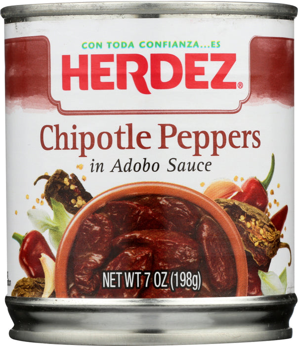 HERDEZ: Chipotle Peppers in Adobo Sauce, 7 oz