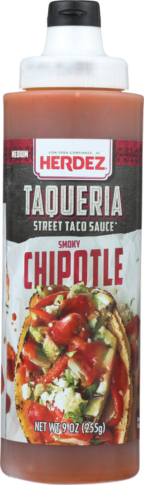 HERDEZ: Sauce Taco Chipoile Taqra, 9 oz