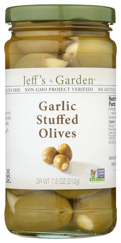 We use only the largest colossal-sized olives for stuffing which allows more room for the goodies inside. Each delectable olive is hand stuffed with locally grown garlic from Gilroy, California, the garlic capital of the U.S. The quality, consistency and addictive nature of these olives are unrivaled.
 
