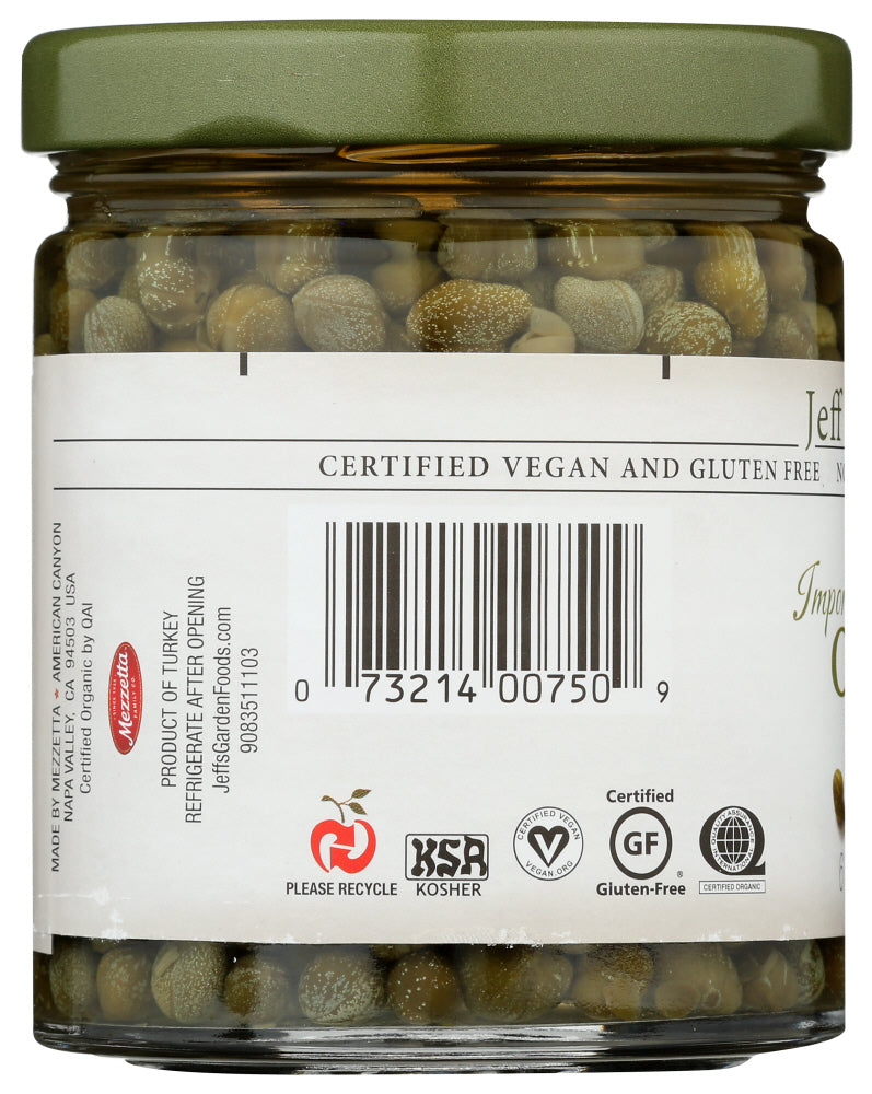 JEFF'S NATURALS: Imported Non Pareil Capers, 6 oz