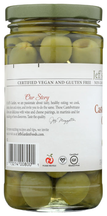JEFFS NATURALS: Pitted Castelvetrano Olives, 5.5 oz