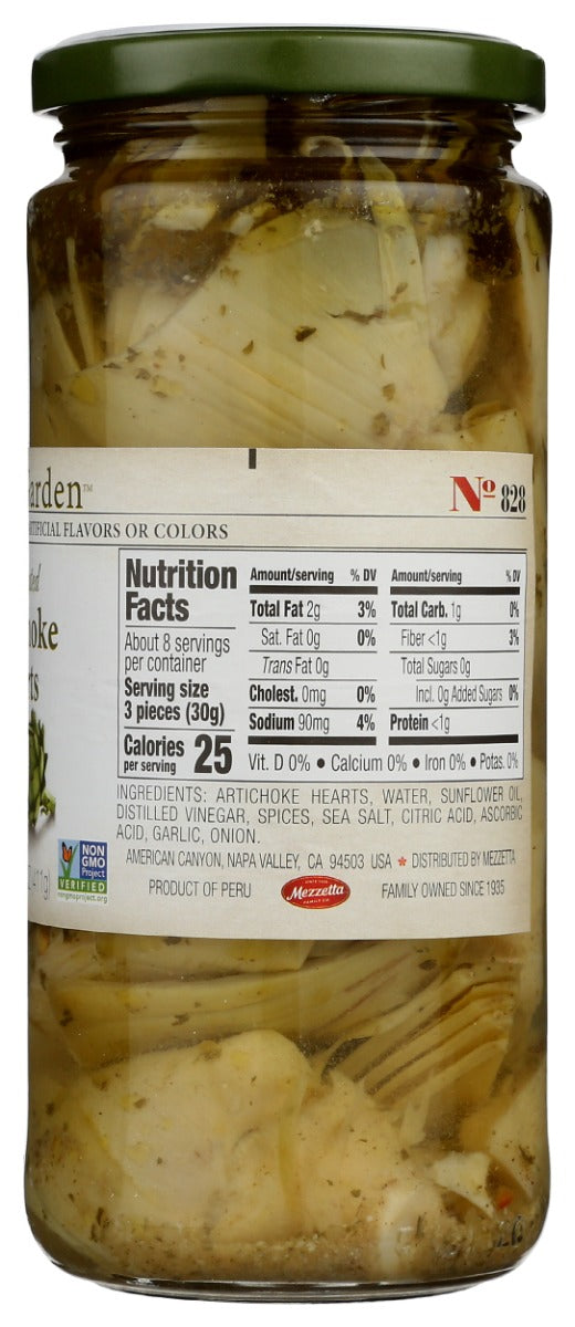 JEFFS NATURALS: Marinated Artichoke Hearts, 14.5 fl oz