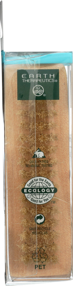 EARTH THERAPEUTICS: Genuine Bristle Nail Brush, 1 ea - No Brand For Less