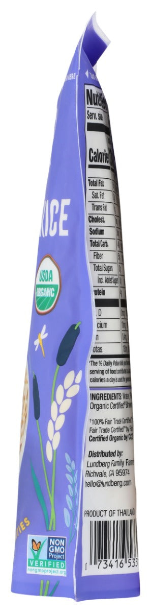 LUNDBERG: Brown Jasmine Thai Hom Mali Rice, 8 oz