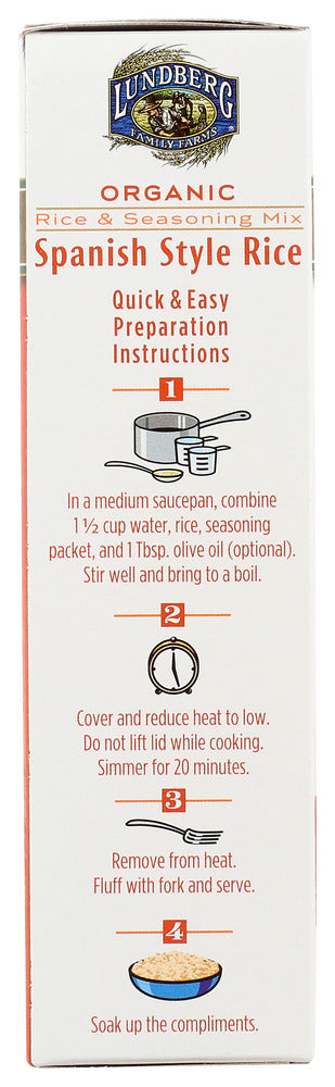 LUNDBERG: Rice Wht Spansh Style Ent, 5.5 oz