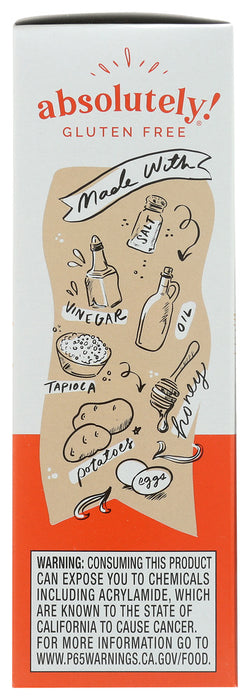 ABSOLUTELY GLUTEN FREE: Cracker Gluten Free Original, 4.4 oz