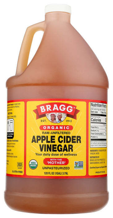 BRAGG: Organic Apple Cider Vinegar, 1 ga