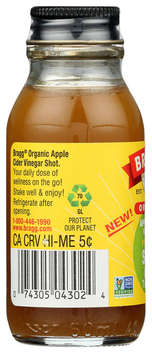 BRAGG: Apple Cider Vinegar Ginger Turmeric, 2 oz