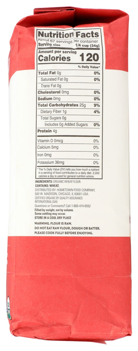 ARROWHEAD MILLS: Organic Unbleached All Purpose Flour, 5 lb