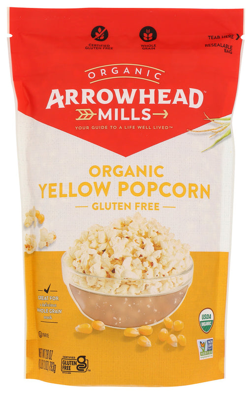 Organic Yellow Popcorn, a traditional favorite snack for young and old. This organic yellow variety can be popped and made into popcorn balls or something really yummy we call Popcorn Supreme &ndash; a crunchy combination of seeds and nuts and honey &mdash; and popcorn