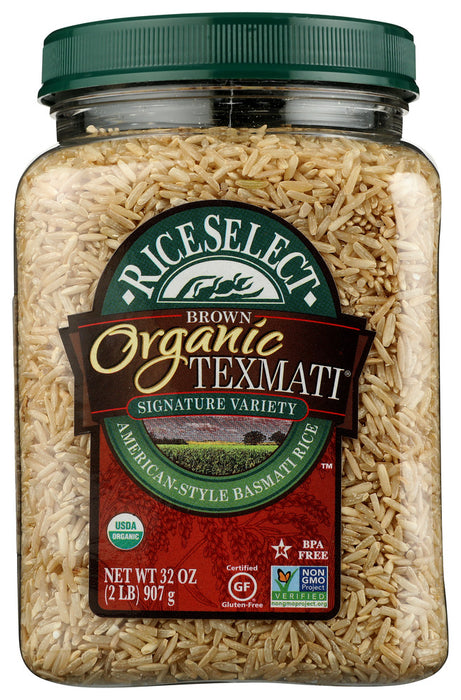 RICESELECT: Organic Texmati Brown Rice, 32 oz