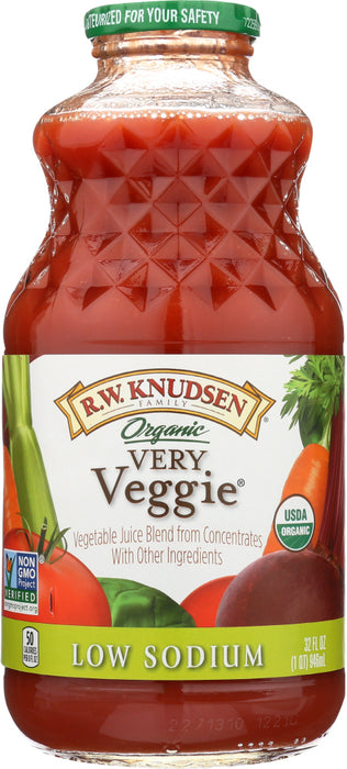 R.W. KNUDSEN: Organic Low Sodium Very Veggie Juice, 32 oz