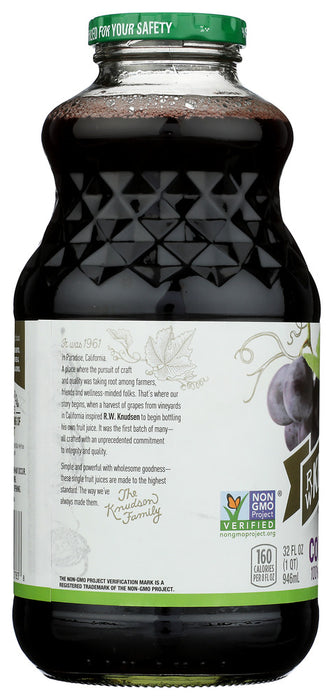 R.W. KNUDSEN FAMILY: Organic Juice Just Concord Grape, 32 oz