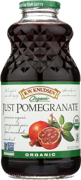 R.W. KNUDSEN: Family Organic Juice Just Pomegranate, 32 oz