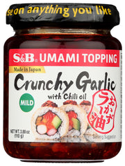 S & B: Drsg Garlic Crnch Chl Oil, 3.9 oz