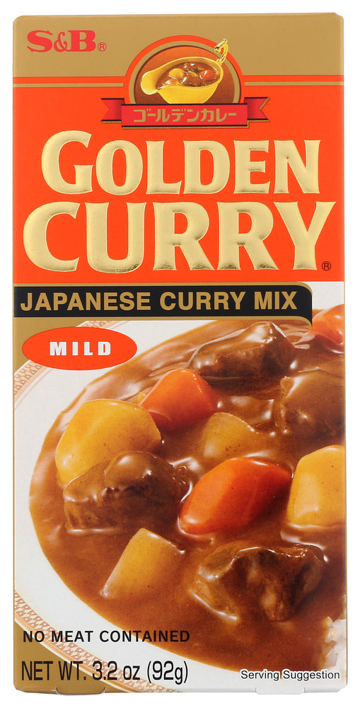 S & B: Golden Curry Mix Mild, 3.2 oz