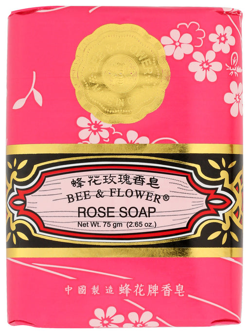 Bee &amp; Flower Rose Bar Soap, 2.65 oz. Bee &amp; Flower Soaps are known for pleasing fragrances that is why many use them as fresheners in drawers, closets, etc.
