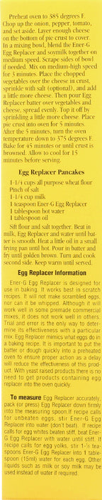 ENER-G FOODS: Egg Replacer, 16 oz