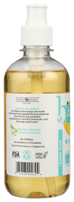 BRITTANIES THYME: Lemon Sage Natural Hand Soap, 12 oz