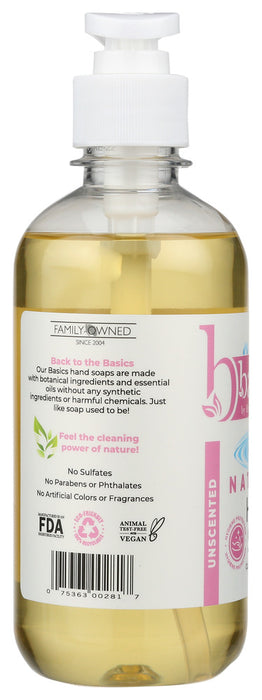 BRITTANIES THYME: Unscented Natural Hand Soap, 12 oz