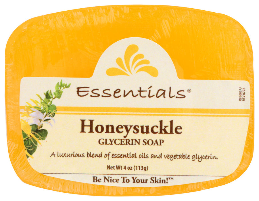 CLEARLY NATURAL: Honeysuckle Pure And Natural Glycerine Soap, 4 oz