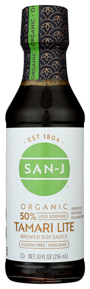 SAN J: Tamari Lite Soy Sauce, 10 oz
