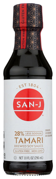 Enjoy all the benefits of Gluten Free Tamari with 28% less sodium. Our natural fermentation process gives San-J Tamari great flavor enhancing properties. Add Tamari to soups, gravies, sauces and casseroles. Use it as a marinade and in stir-fry dishes. Reduce sodium intake and enjoy the full flavor of your dish by adding 1 tsp. Gluten Free Reduced Sodium Tamari (237 mg sodium) instead of 1/2 tsp. salt (590 mg sodium).