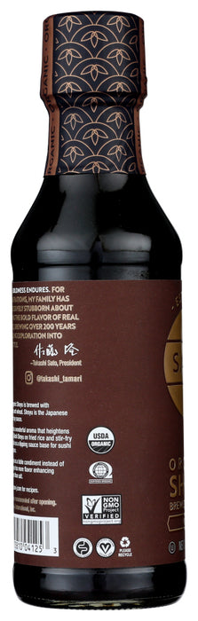 SAN-J: Organic Shoyu Naturally Brewed Soy Sauce, 10 oz