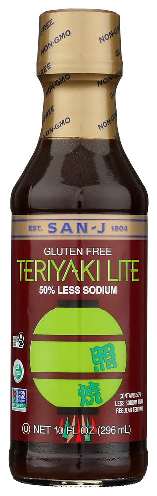SAN J: Sauce Teriyaki Lite, 10 fo