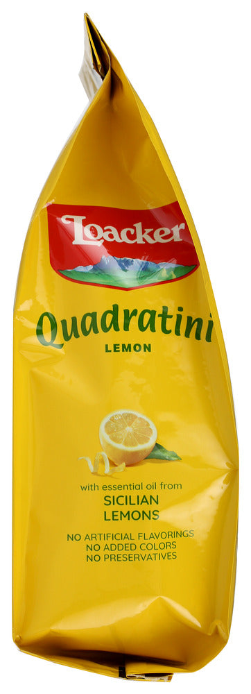 LOACKER: Quadratini Lemon Wafer Cookies, 8.82 oz