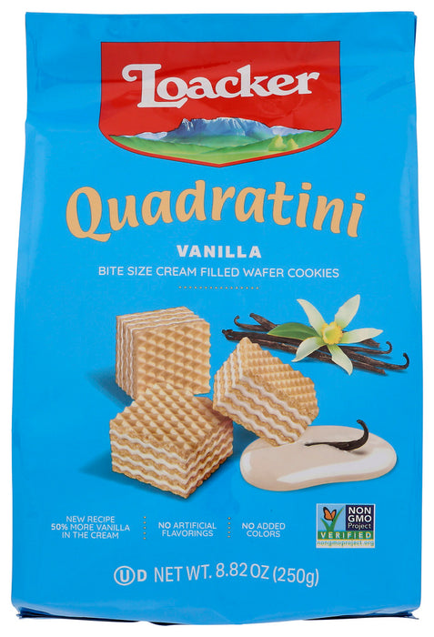 The re-sealable pack keeps your Quadratini fresh to the last one. A mouth-watering supply of a delicious family treat, a dessert, or a snack. Share with colleagues, on a trip or during a break from exercise.
