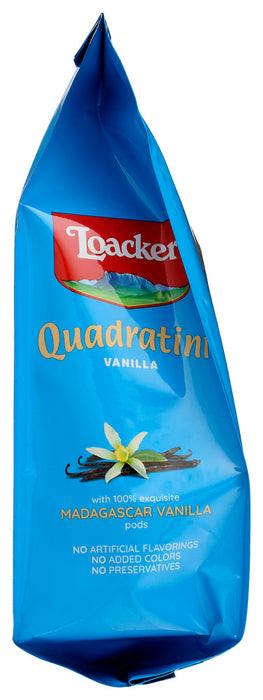 LOACKER: Quadratini Vanilla Wafer Cookies, 8.82 Oz