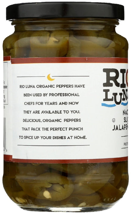 RIO LUNA: Organic Nacho Sliced Jalapenos, 12 oz