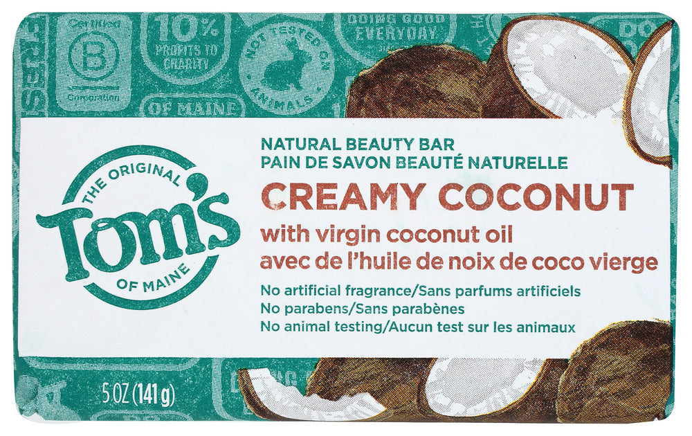 TOMS OF MAINE: Soap Bar Coconut, 5 oz