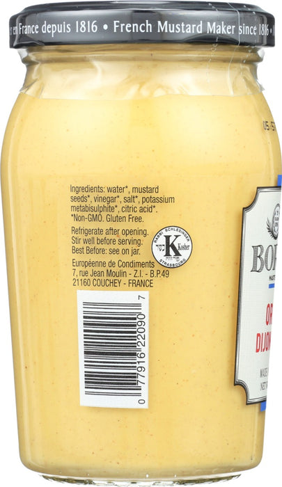 BORNIER: Dijon Mustard, 7.4 oz