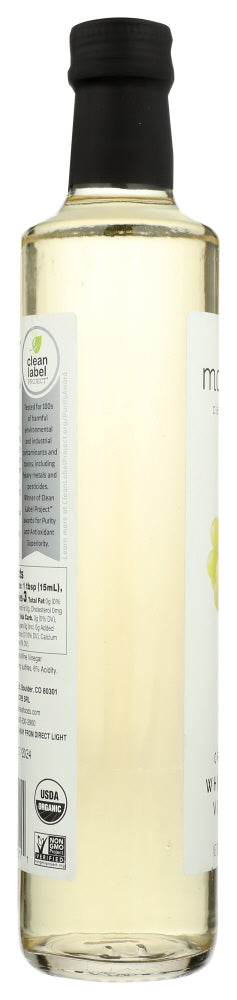 MADHAVA: White Wine Vinegar, 500 ml