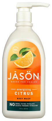 This gentle wash cleanses with botanical surfactants and safely nourishes with Vitamin E and Pro-Vitamin B5. Our blend of sparkling Lemon Extract and zesty Orange Peel Oil keeps your body soft, smooth and energized.