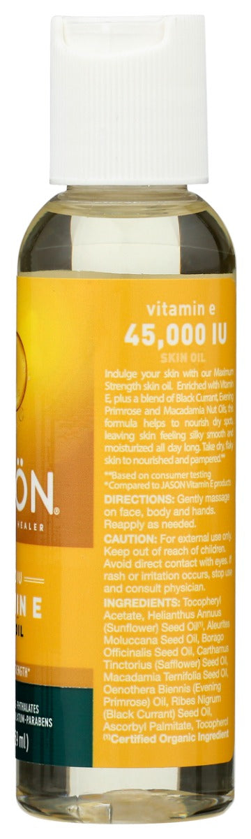 JASON: Vitamin E 45,000 IU Maximum Strength Oil, 2 oz