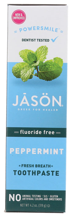 JASON: Jason Natural Products Toothpaste PowerSmile, 4.20 Oz